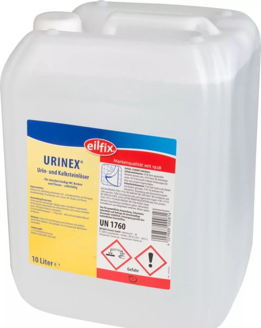 Technik & Barbau Barstuff Reinigung Waschraum | Urinex Urin- Und Kalksteinentferner Flu00Fcssig, Eilfix - 10,0L