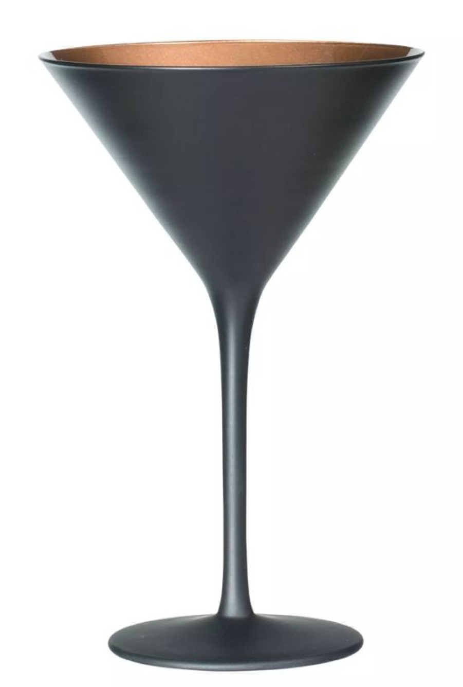 Glaser Barstuff Martini Glaser | Martiniglas, Matt Schwarzbronze, Elements Stu00F6Lzle - 240Ml (1 Stk.)