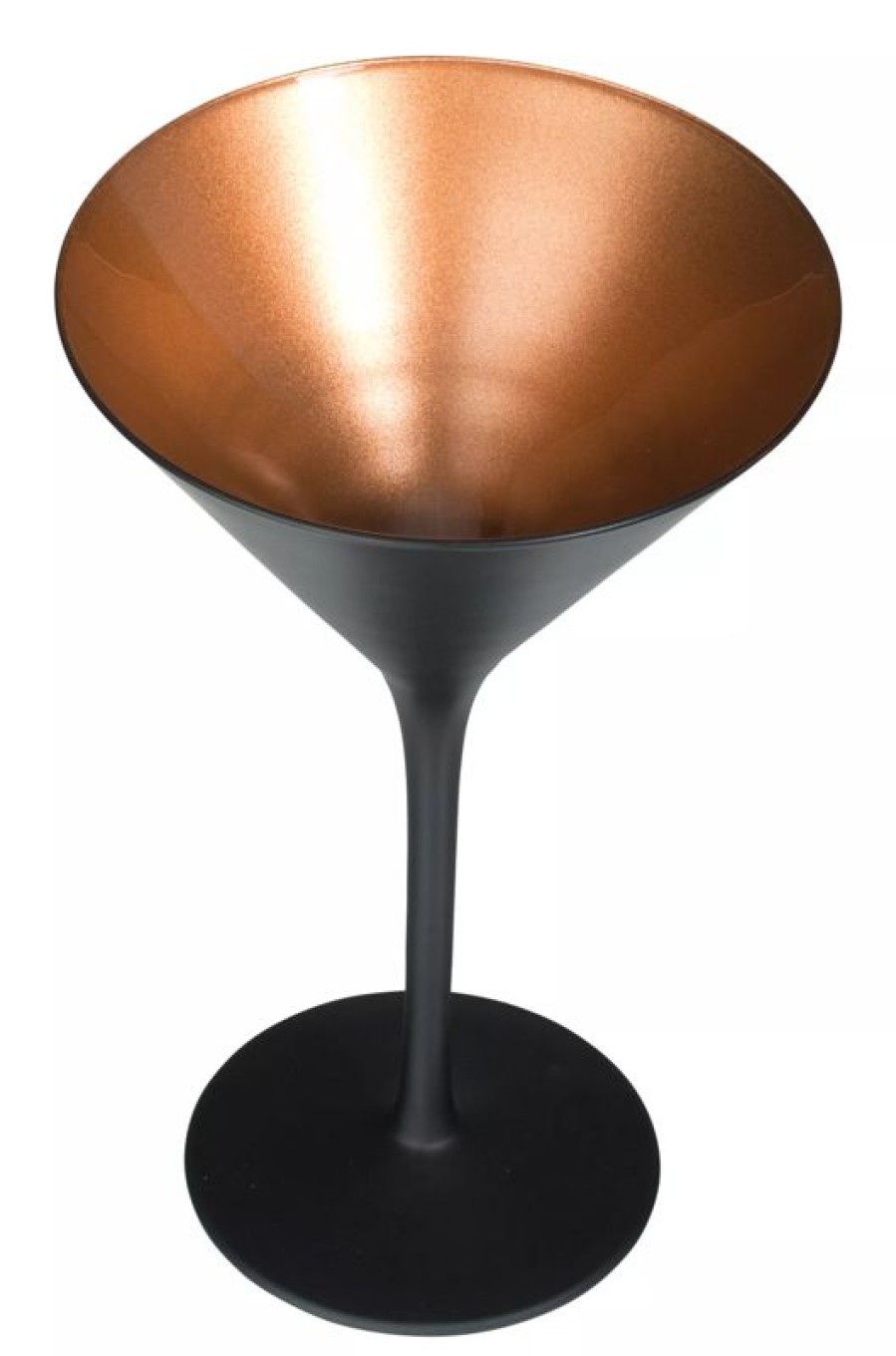 Glaser Barstuff Martini Glaser | Martiniglas, Matt Schwarzbronze, Elements Stu00F6Lzle - 240Ml (1 Stk.)