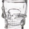 Glaser Barstuff Schnapsglaser | Totenkopf Skull Shot Glas, Prime Bar - 50Ml (1 Stk.)