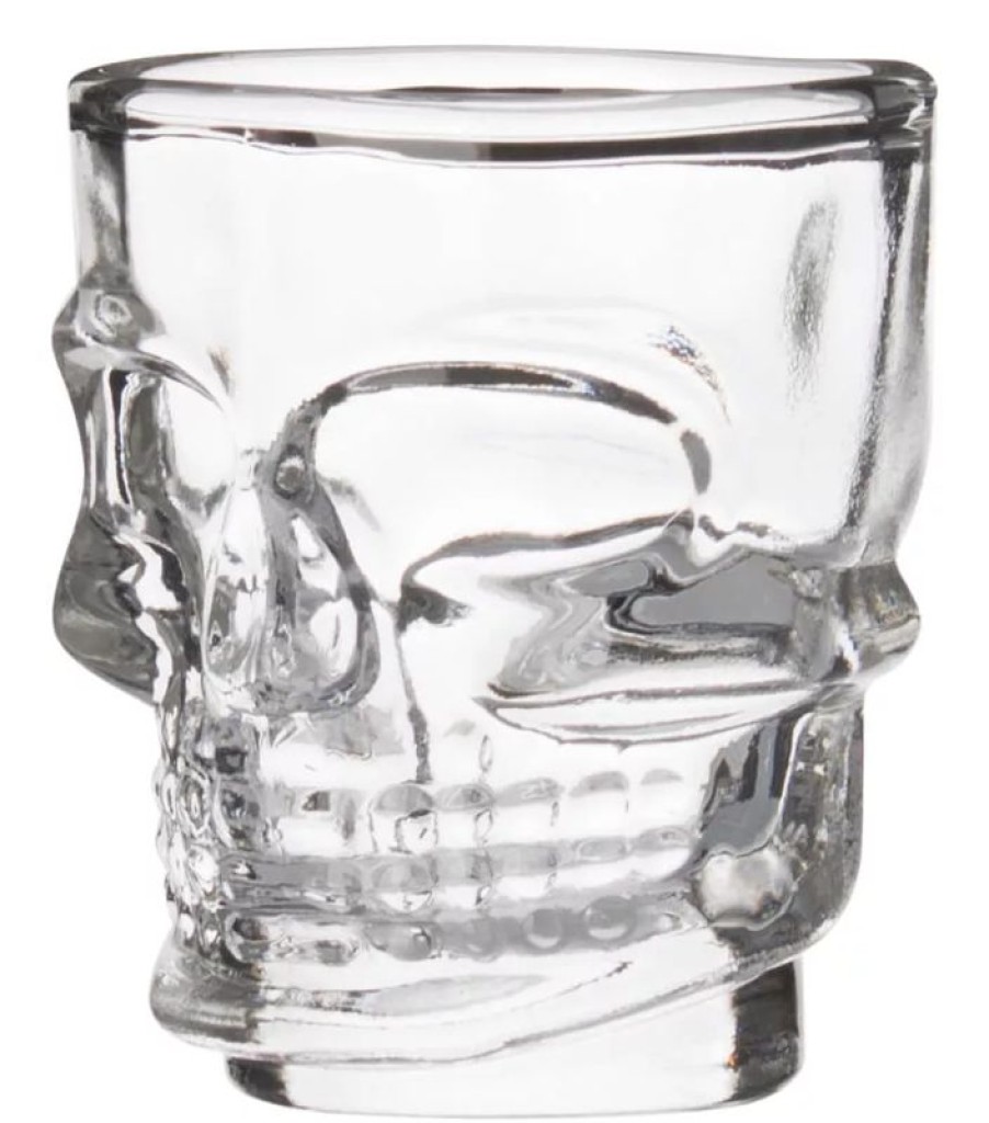 Glaser Barstuff Schnapsglaser | Totenkopf Skull Shot Glas, Prime Bar - 50Ml (1 Stk.)