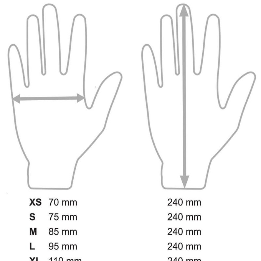 Servicepersonal Barstuff Reinigungszubehor & Hygiene | Handschuhe Nitril Schwarz Xs (100 Stu00Fcck)