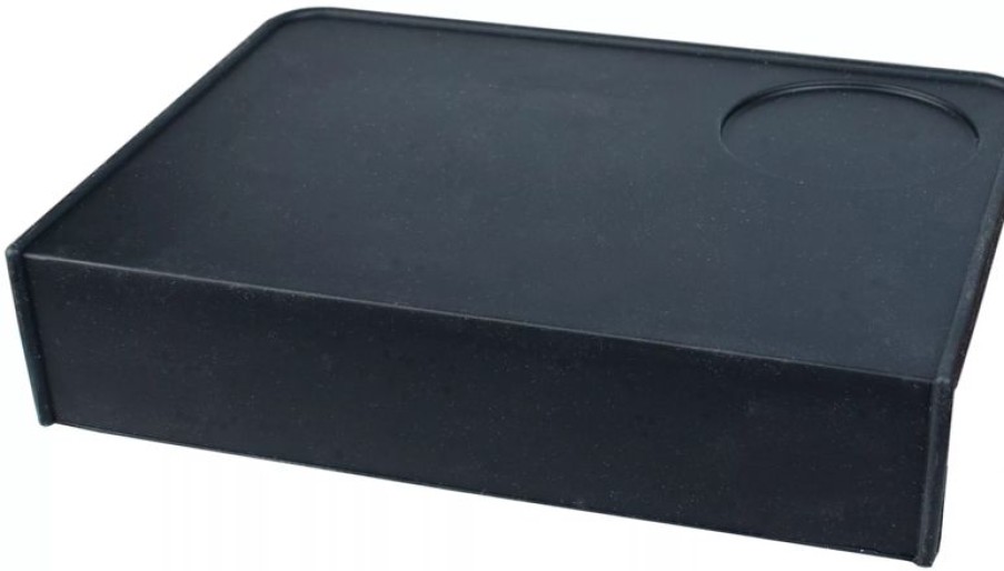 Barzubehor Barstuff Kaffeezubehor | Tamping Matte Edge - Schwarz (20X15Cm)