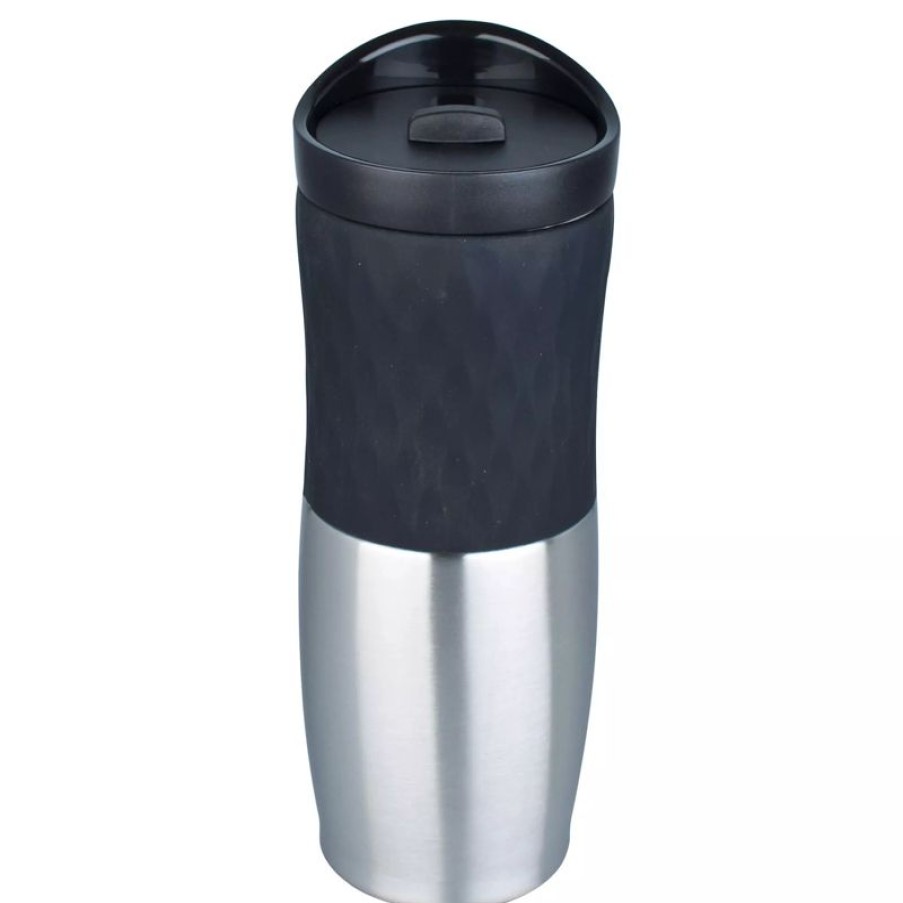 Barzubehor Barstuff Kaffeebecher & Co. | Thermobecher Built, Silberschwarz - 470Ml