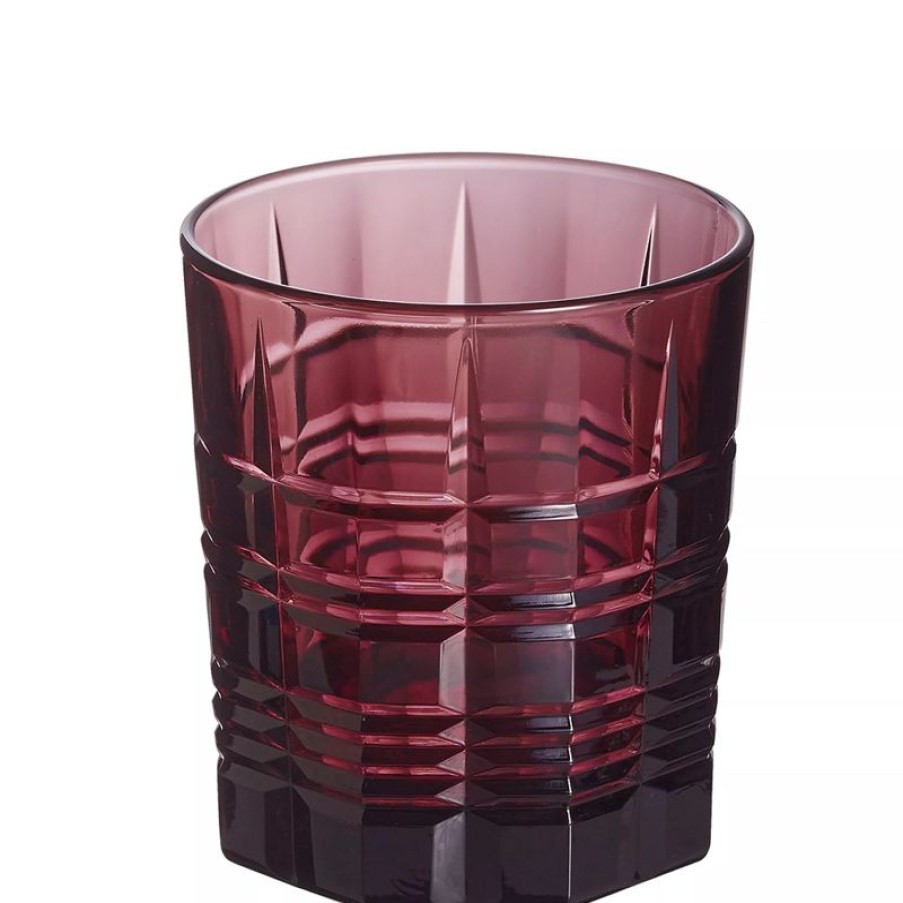 Glaser Barstuff Arcoroc | Whiskyglas Brixton Colors, Arcoroc, Rot - 300Ml (1 Stk.)