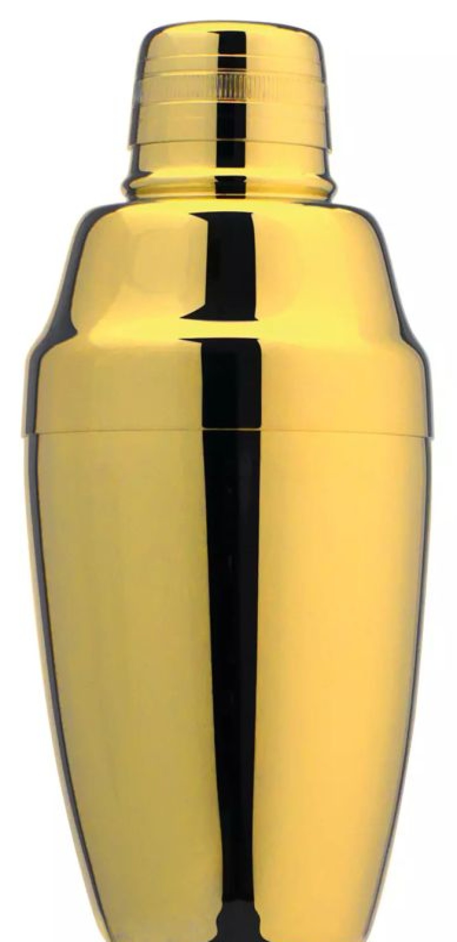 Barzubehor Barstuff 3&Tlg. Cocktailshaker | Cocktail Shaker Yukiwa, Gold, Dreiteilig - 360Ml