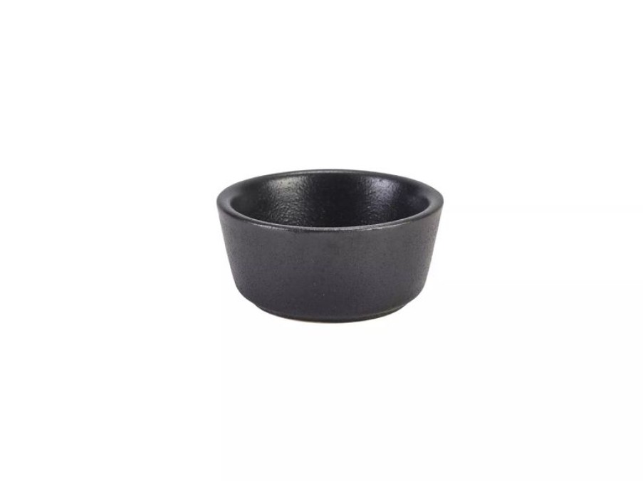 Gastetisch Barstuff Schalen | Dipschale Schwarz, Steingut - 45Ml