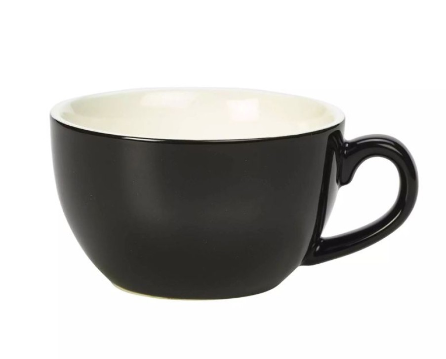 Gastetisch Barstuff Tassen & Untertassen | Cappuccinotasse Schwarz - 250Ml (6 Stk.)