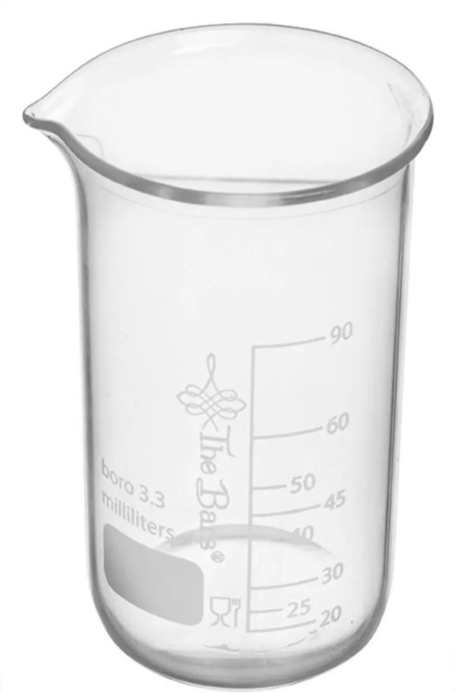 Barzubehor Barstuff Barmas & Jigger | Messbecher, Borosilikatglas, Skaliert - 90Ml