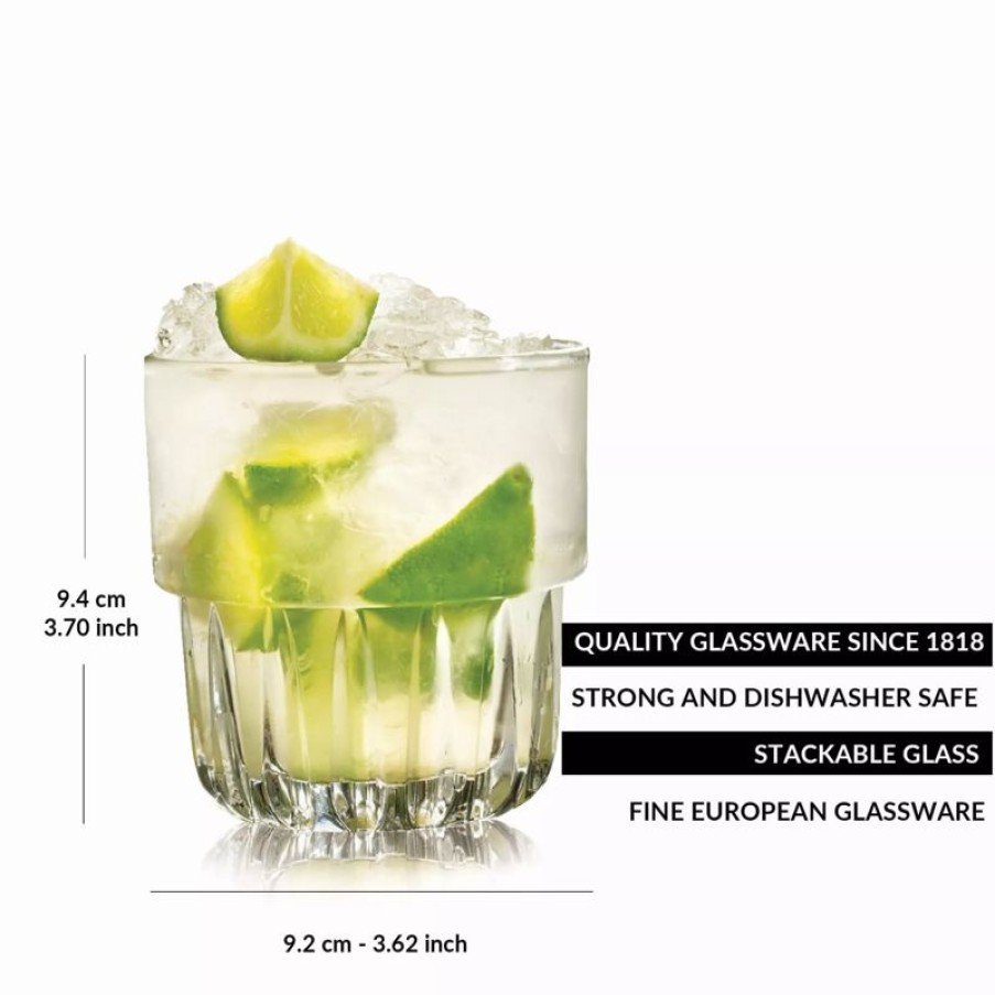 Glaser Barstuff Double Old Fashioned Glaser | D.O.F. Glas Everest, Onis - 355Ml (1 Stk.)