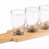 Glaser Barstuff Craft Beer Glaser | Craft Beer Tasting-Set Mit Paddel - 4 X 144Ml