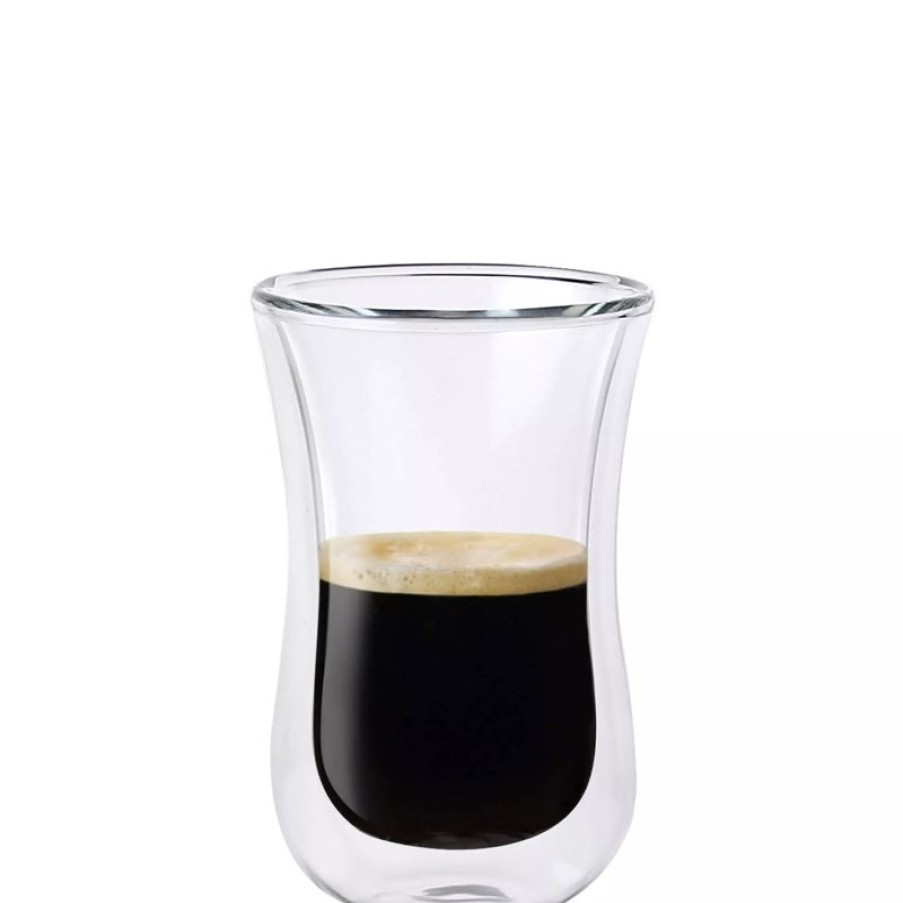 Gastetisch Barstuff Tassen & Untertassen | Espressoglas Coffee 'N More, Stu00F6Lzle Lausitz - 90Ml (2 Stk.)