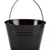 Gastetisch Barstuff Serviergeschirr | Eimer, Schwarz - Edelstahl (6L)