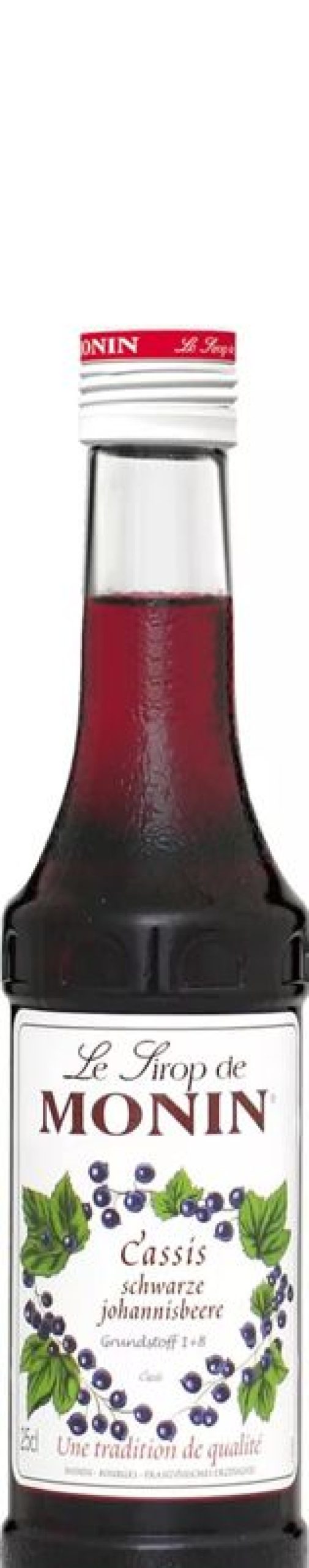 Verbrauchsartikel Barstuff Monin Sirup | Schwarze Johannisbeere - Monin Sirup Kleinflasche (0,25L)