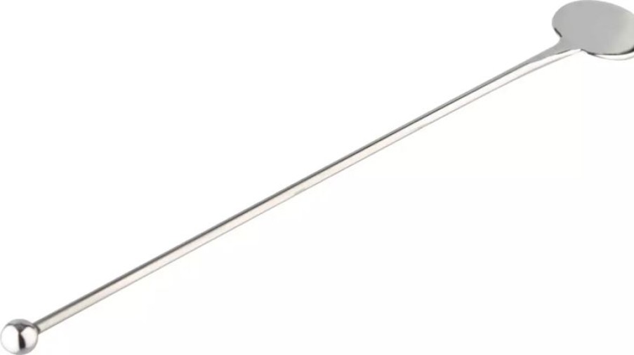 Verbrauchsartikel Barstuff Cocktaildekoration | Edelstahl Drinkstirrer Mit Kugel Und Mu00Fcnze, Prime Bar - 21Cm