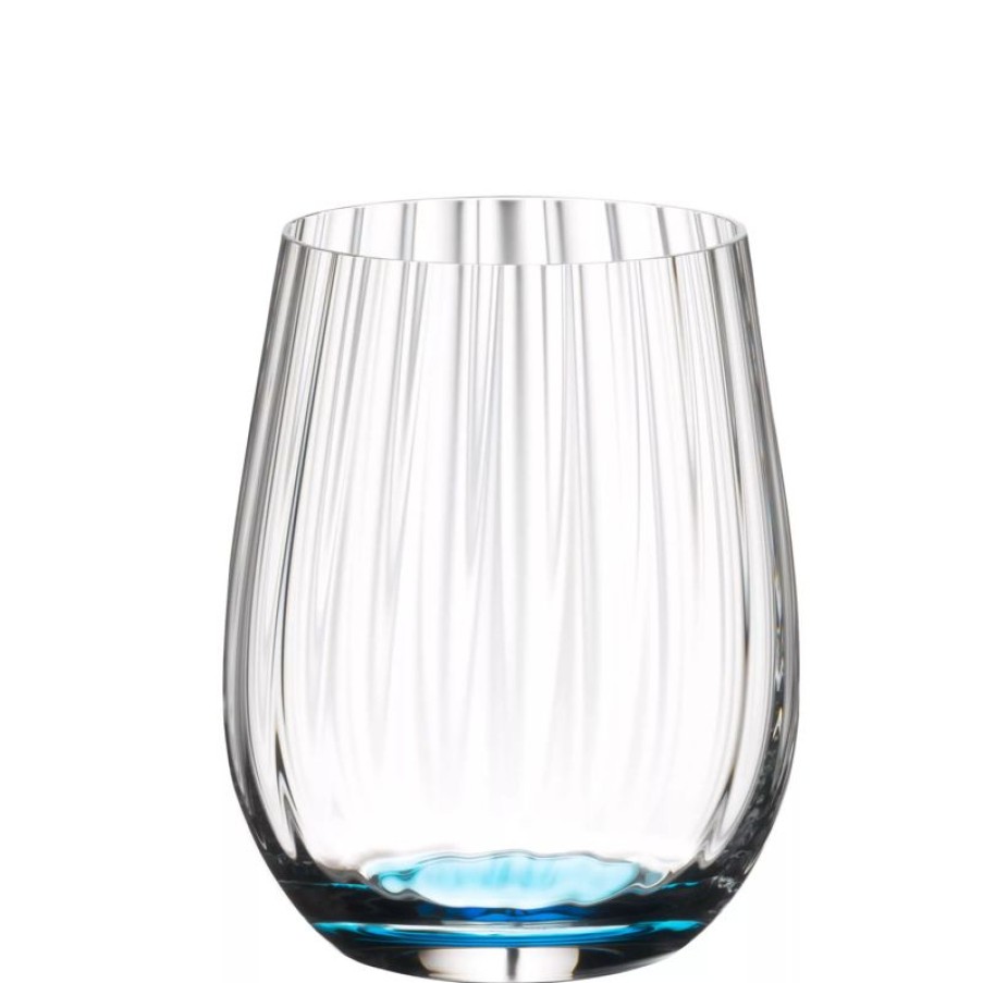 Glaser Barstuff Wasserglaser | Whiskyglas Optical Happy O, Riedel - 344Ml (4 Stk.)