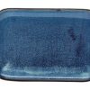 Gastetisch Barstuff Geschirr Terra | Teller Rechteckig Terra Aqua Blue - 34,5X23,5Cm (6 Stk.)