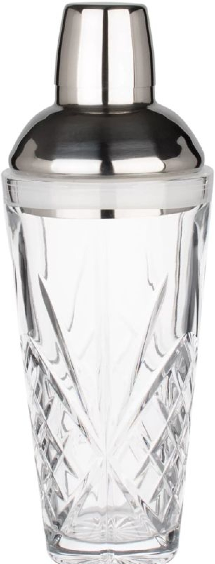 Barzubehor Barstuff 3&Tlg. Cocktailshaker | Cocktail Shaker Vintage, Glas, Prime Bar - 500Ml