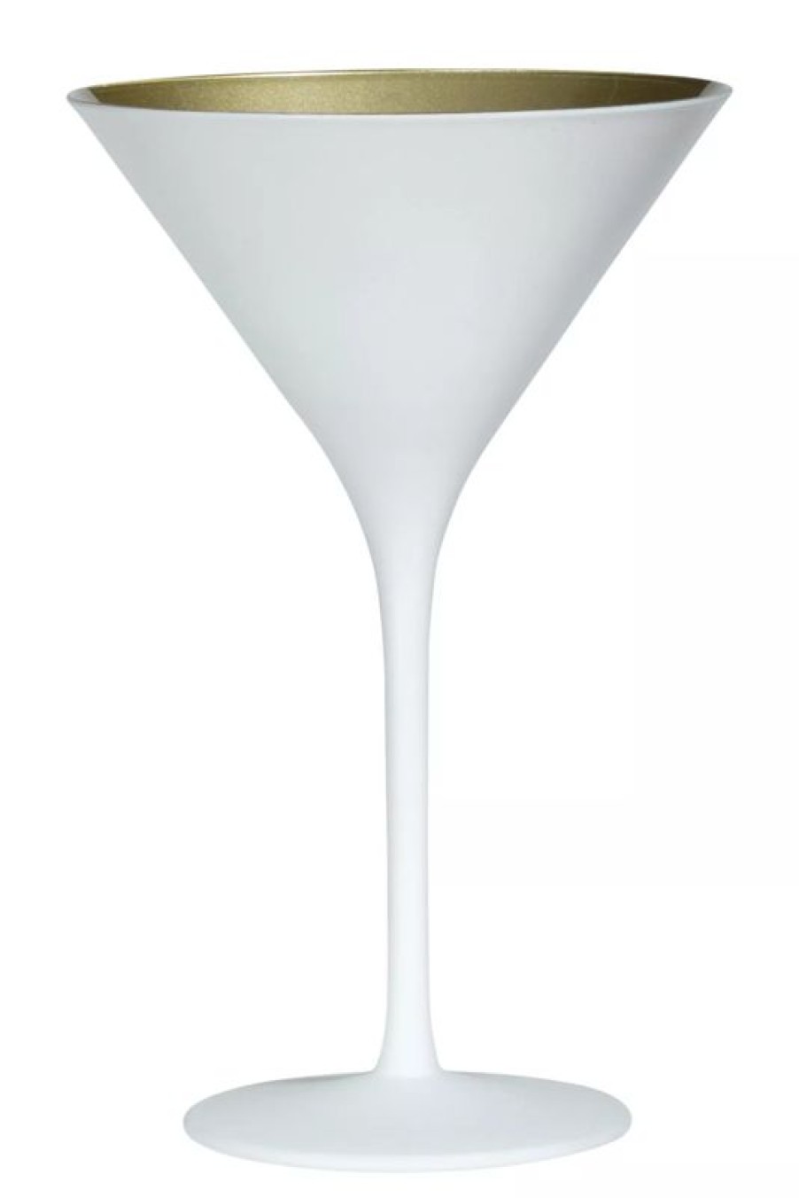 Glaser Barstuff Martini Glaser | Martiniglas, Matt Weiu00Dfgold, Elements Stu00F6Lzle - 240Ml (1 Stk.)