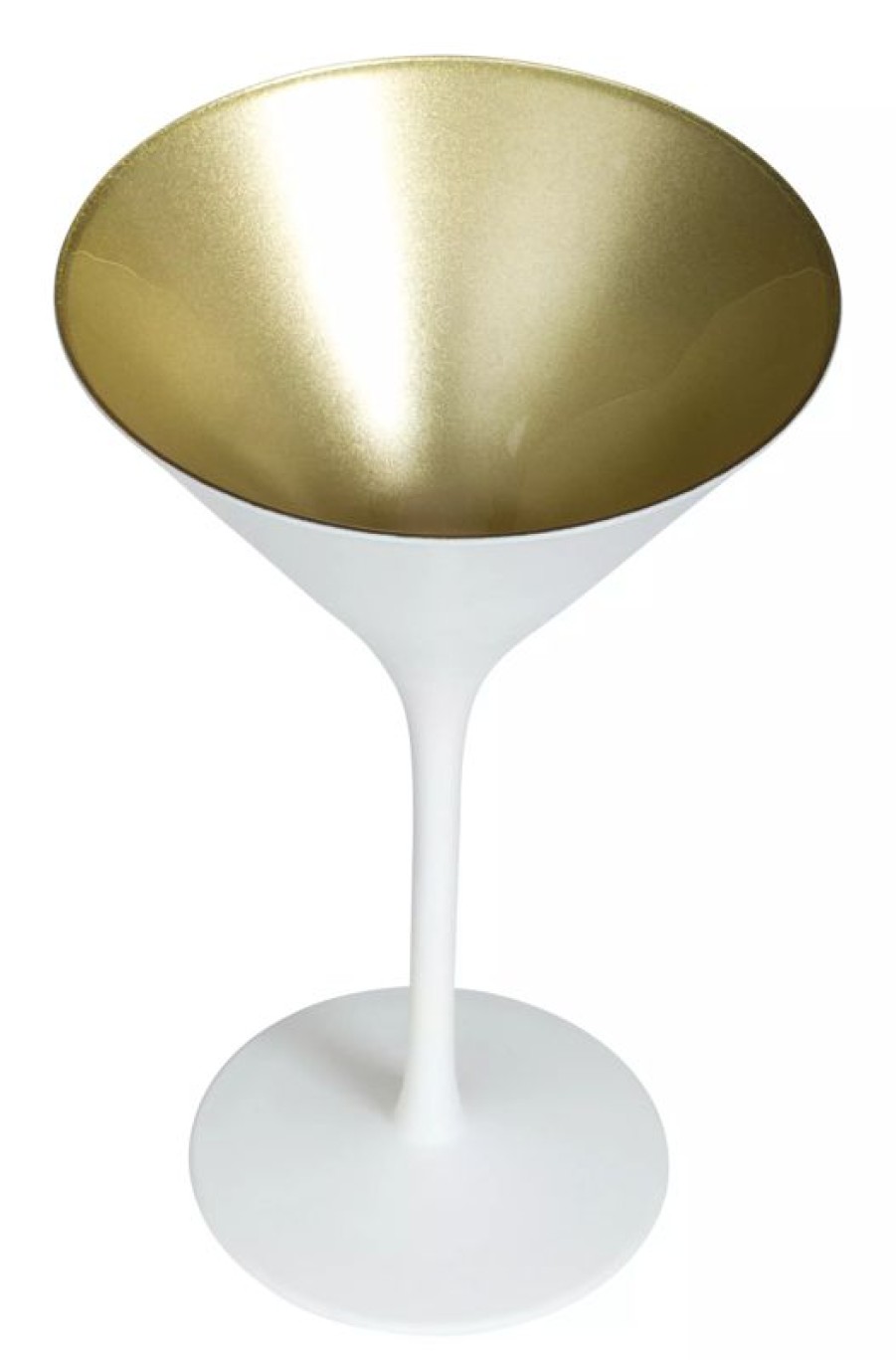 Glaser Barstuff Martini Glaser | Martiniglas, Matt Weiu00Dfgold, Elements Stu00F6Lzle - 240Ml (1 Stk.)