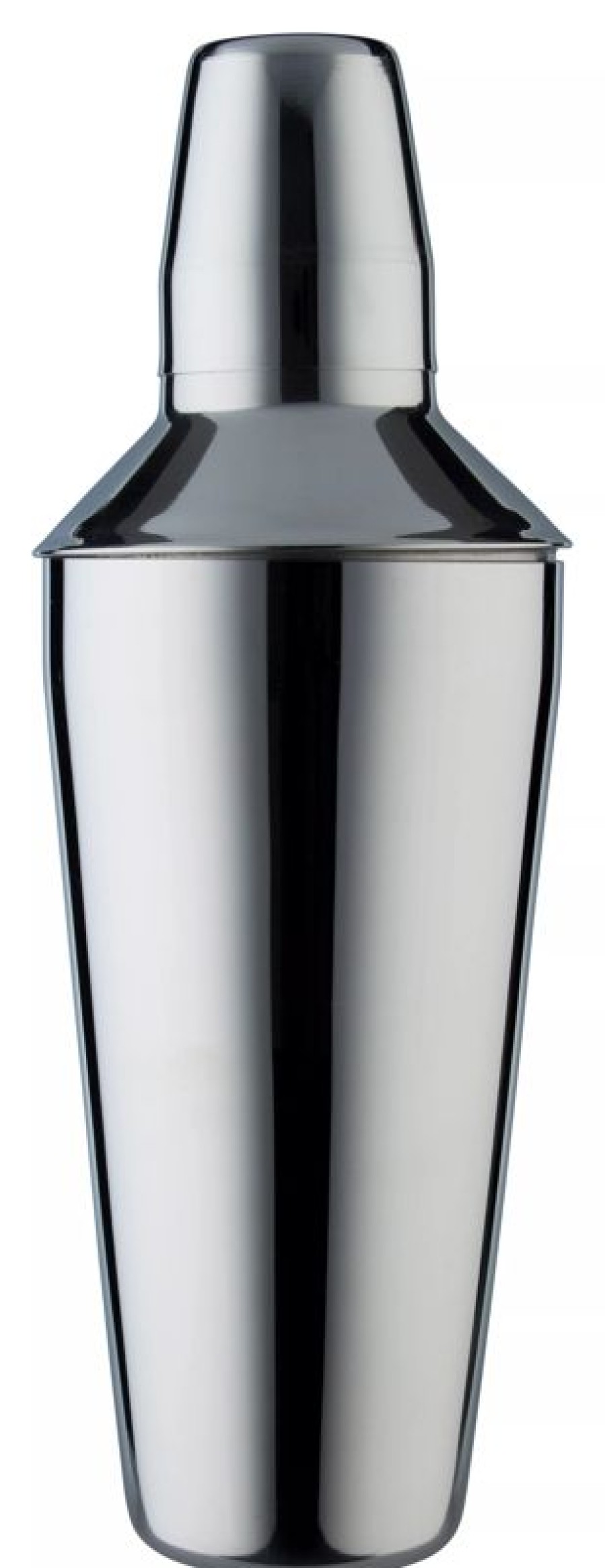 Barzubehor Barstuff 3&Tlg. Cocktailshaker | Cocktail Shaker, Edelstahl, Dreiteilig, Poliert (750Ml)