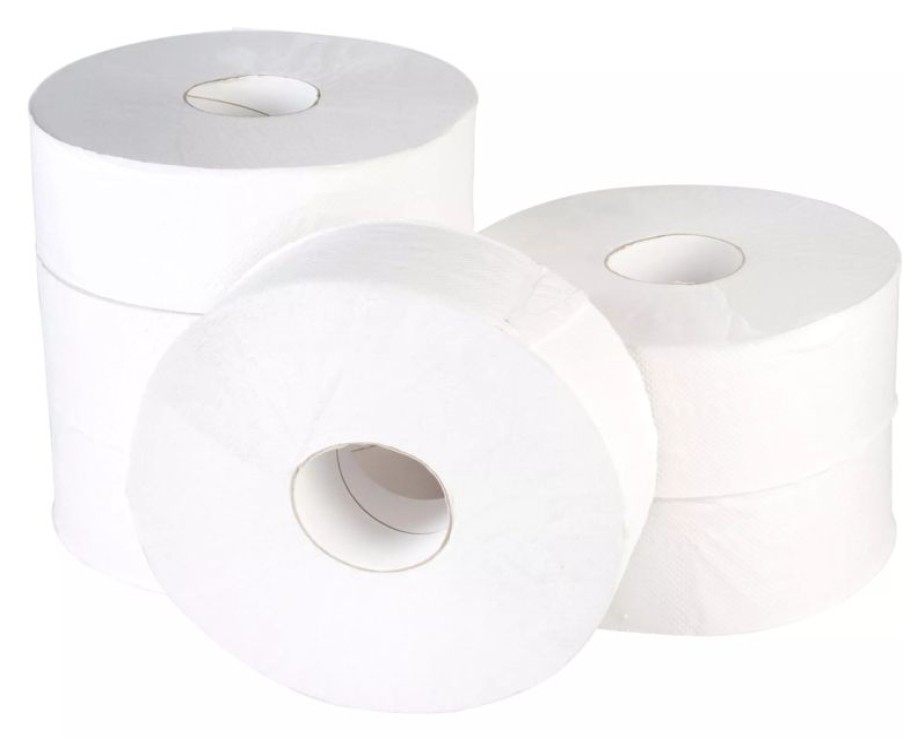 Technik & Barbau Barstuff Toilettenpapier | Jumbo Toilettenpapier 2Lg. - Weiu00Df (6Stk.)