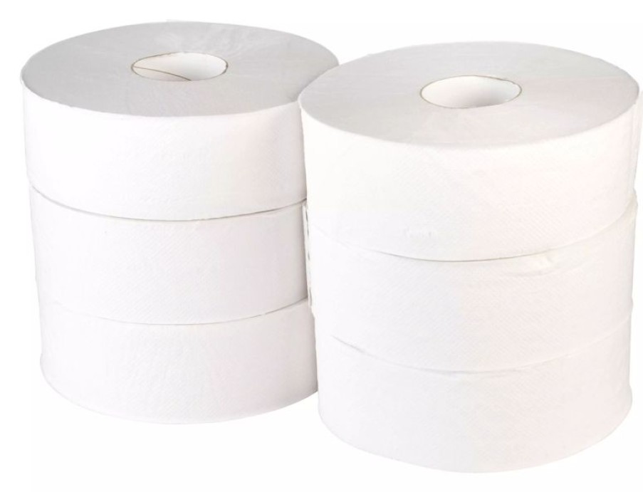 Technik & Barbau Barstuff Toilettenpapier | Jumbo Toilettenpapier 2Lg. - Weiu00Df (6Stk.)