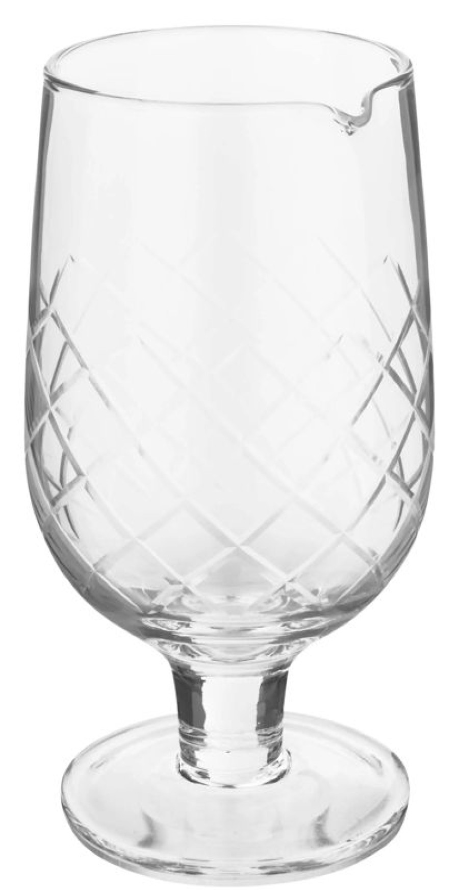 Barzubehor Barstuff Ruhrglaser | Ru00Fchrglas Diamond, Mit Ausgusslippe Und Stiel, Prime Bar - 840Ml