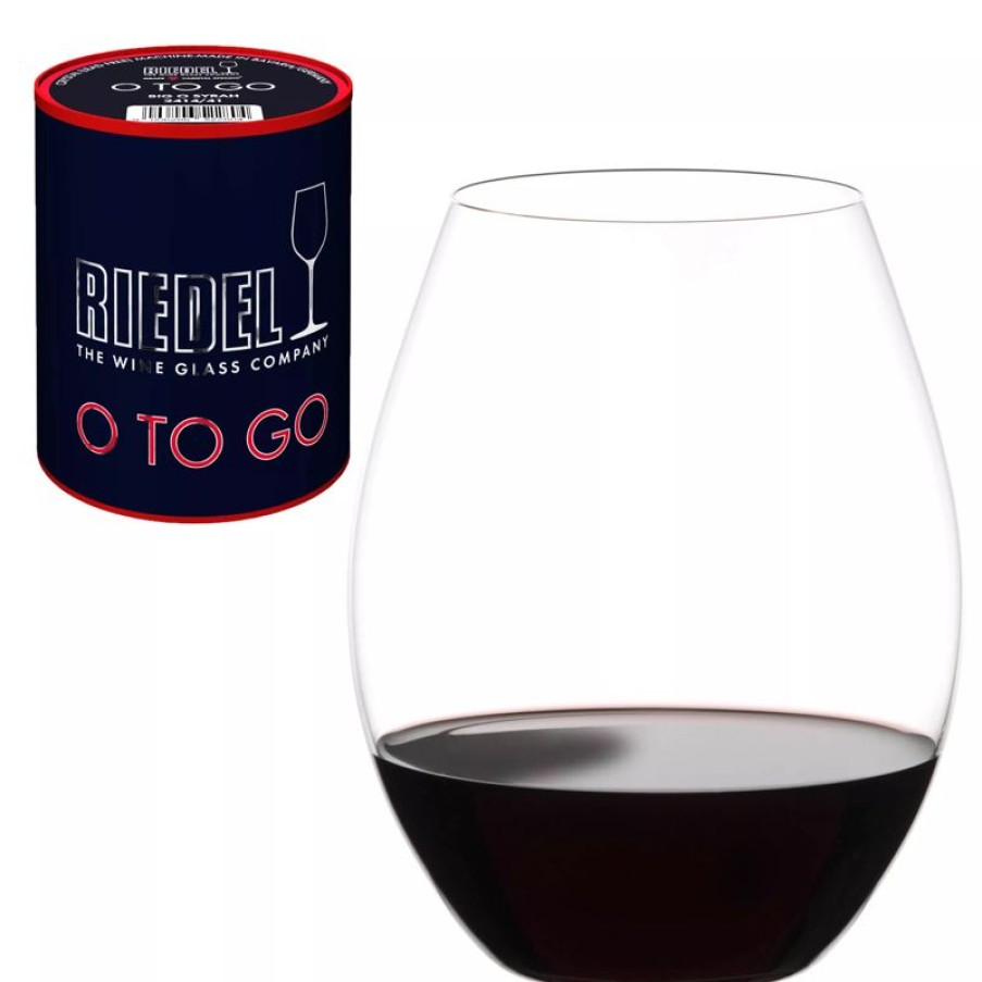 Glaser Barstuff Rotweinglaser | Weinbecher Syrah To Go, Riedel O - 570Ml (1 Stk.)