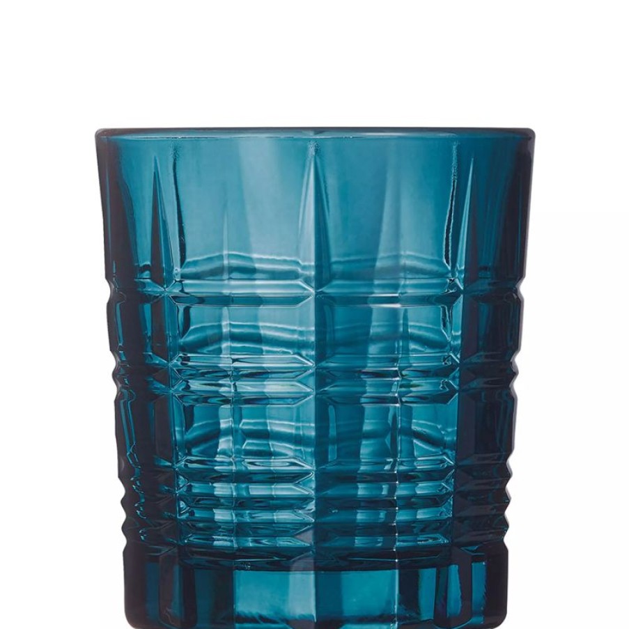 Glaser Barstuff Arcoroc | Whiskyglas Brixton Colors, Arcoroc, Blau - 300Ml (1 Stk.)