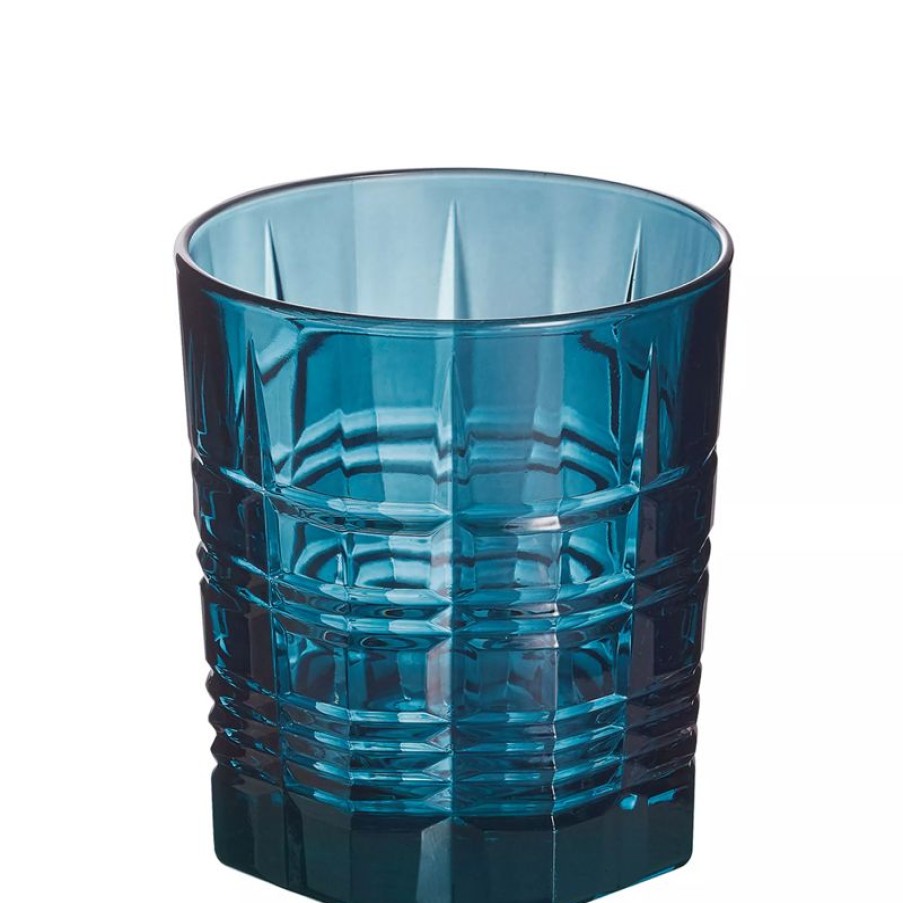 Glaser Barstuff Arcoroc | Whiskyglas Brixton Colors, Arcoroc, Blau - 300Ml (1 Stk.)