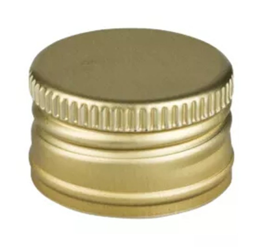 Servicepersonal Barstuff Flaschenverschlusse & Deckel | Deckel 22Mm, Goldfarben, Aluminium - Fu00Fcr Geradhalsflaschen