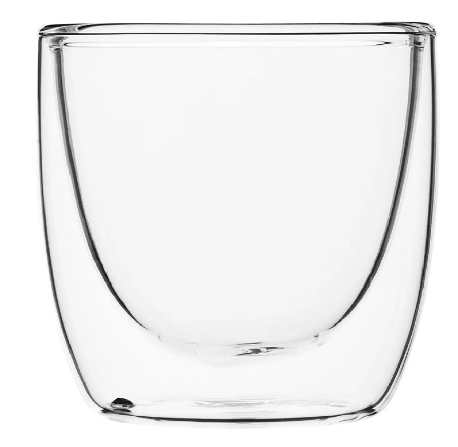 Glaser Barstuff Heisgetranke Glaser | Espresso Glas Ohne Henkel, Doppelwandig, Lounge - 0,07L