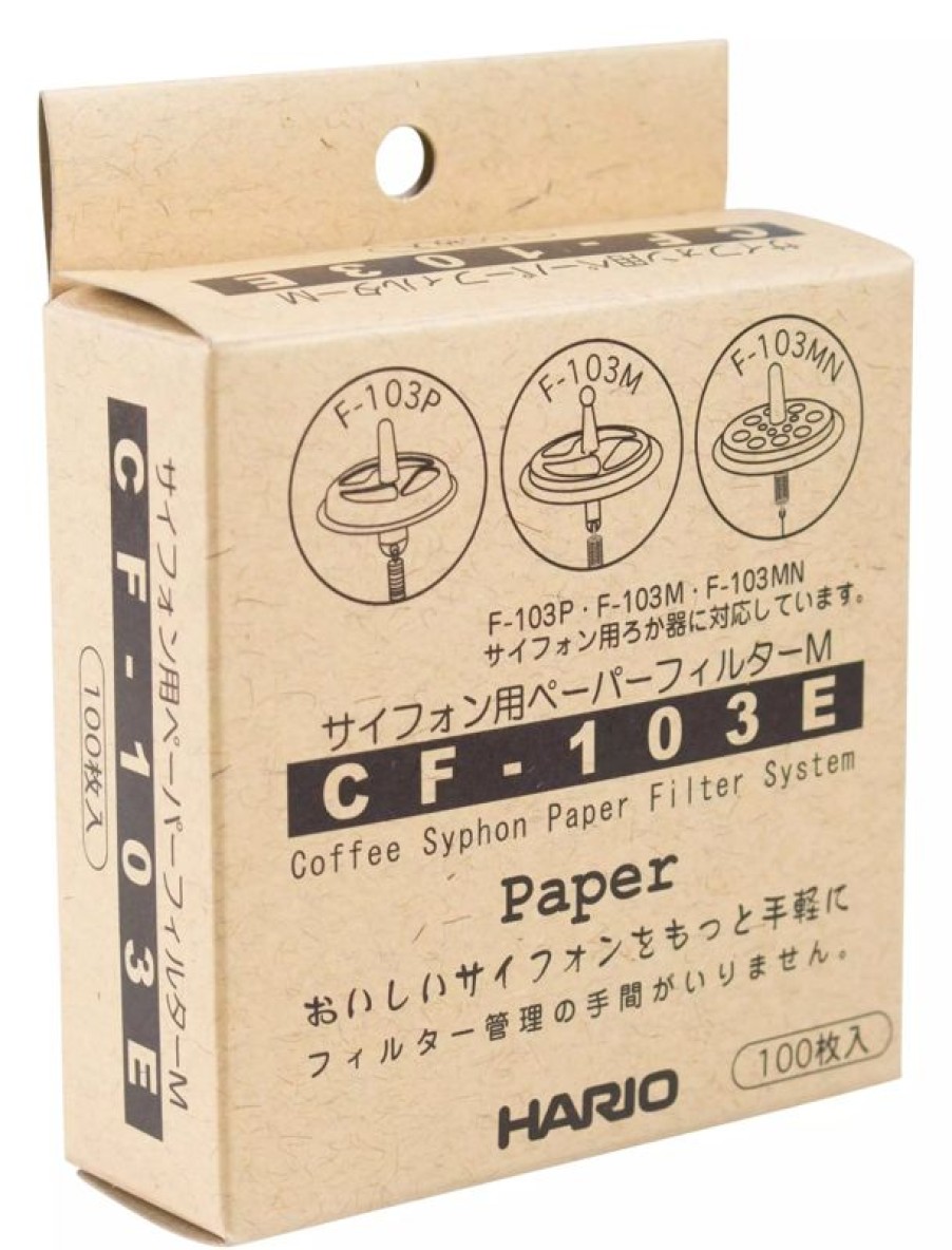 Barzubehor Barstuff Kaffeezubehor | Filterpapier Cf-103E Fu00Fcr Hario Tca, Nxa Und Sca - 100 Blatt