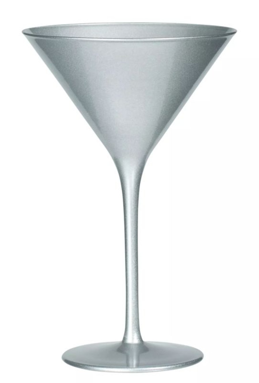 Glaser Barstuff Martini Glaser | Martiniglas, Silber, Elements Stu00F6Lzle - 240Ml (1 Stk.)