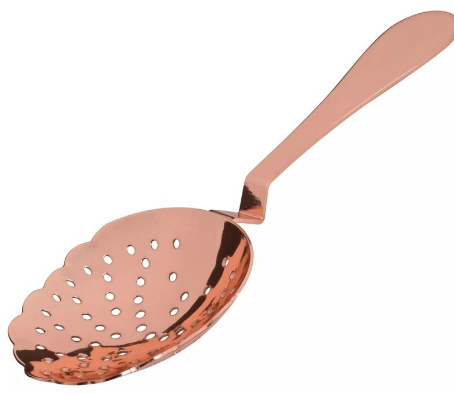 Barzubehor Barstuff Barsiebe & Strainer | Julep Barsieb Biloxi, Urban Bar, Edelstahl - Kupferfarben (7,5Cm)