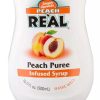 Verbrauchsartikel Barstuff Real Cocktail Zutaten | Peach Real - Pfirsichsirup (500Ml)