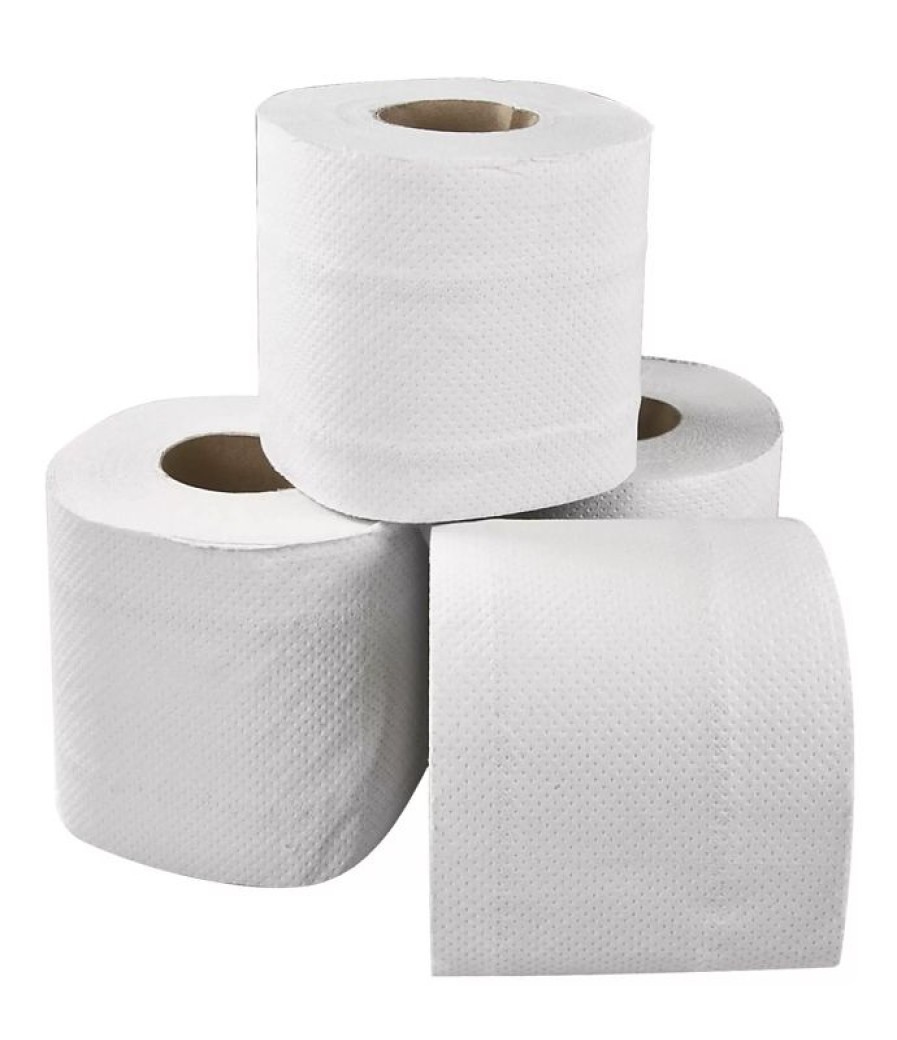 Technik & Barbau Barstuff Toilettenpapier | Toilettenpapier 2Lg., Hellgrau - 250 Blatt (8Stk.)