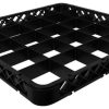 Servicepersonal Barstuff Spulkorbe | Aufsatz 25-Fach Spu00Fclkorb, Schwarz - 50X50X4,5Cm