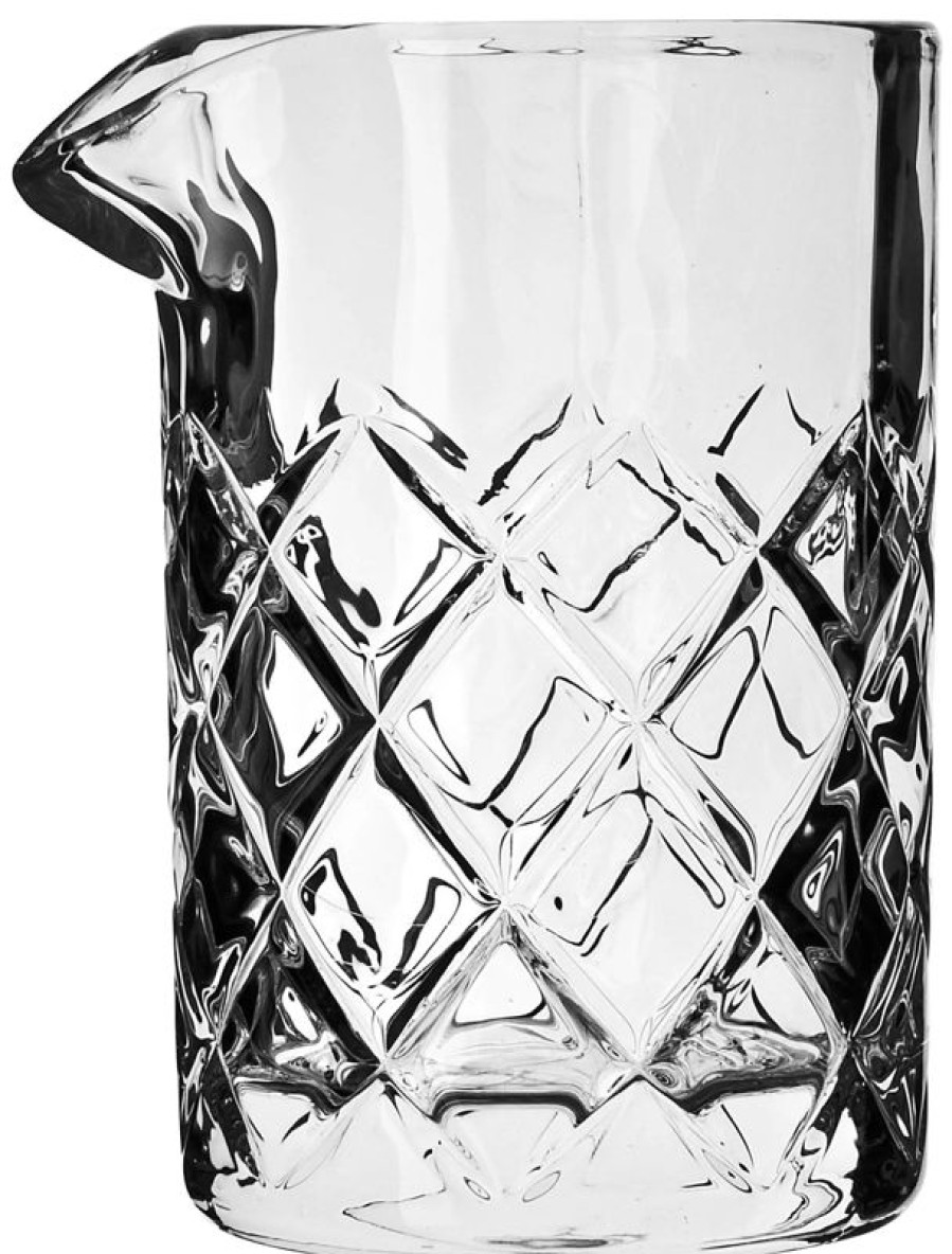 Barzubehor Barstuff Ruhrglaser | Ru00Fchrglas Diamant-Schliff Mit Ausgusslippe, Prime Bar- 640Ml