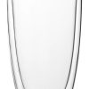 Glaser Barstuff Heisgetranke Glaser | Caffu00E9 Con Latte Glas Ohne Henkel, Doppelwandig, Lounge - 0,36L