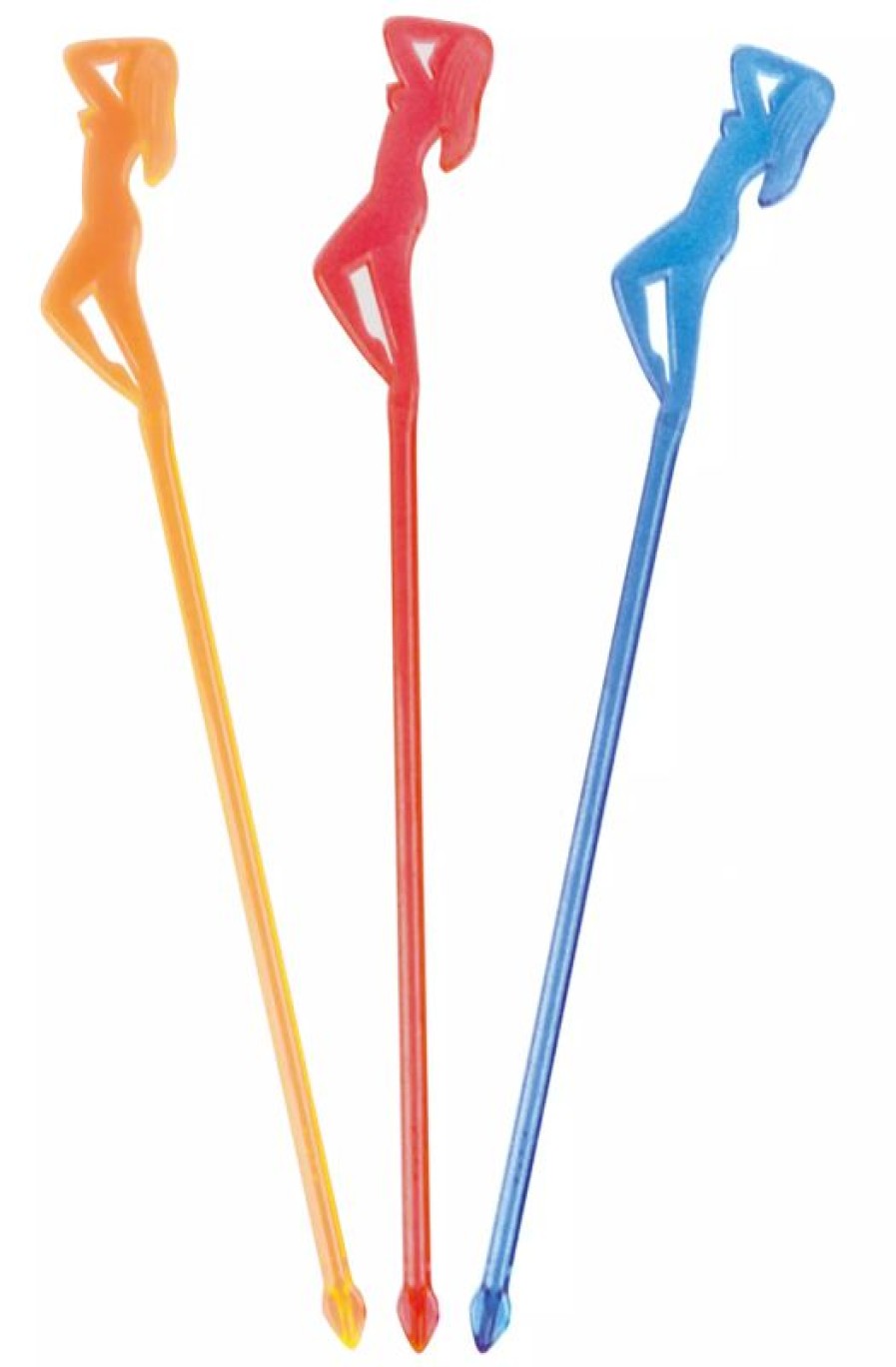 Verbrauchsartikel Barstuff Cocktaildekoration | Longdrinksticks Lady - 1,7 X 20Cm (50Stk.)