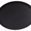 Servicepersonal Barstuff Tabletts | Serviertablett, Glasfaserkunststoff, Schwarz - 40Cm