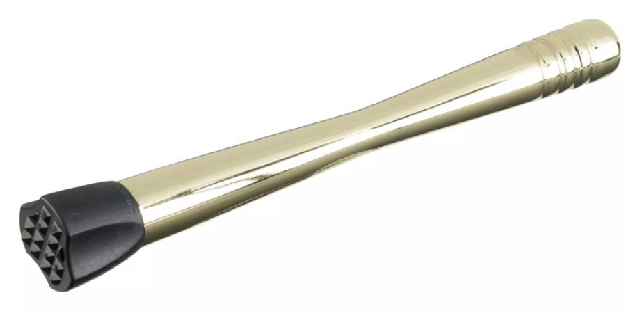 Barzubehor Barstuff Barstossel | Barstu00F6U00Dfel Barstik, Edelstahl, U00Dcberbartools - Goldfarben (22,5Cm)