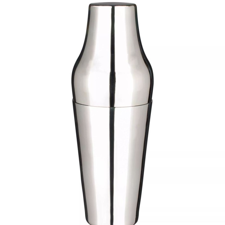 Barzubehor Barstuff 2&Tlg. Cocktailshaker | Cocktail Shaker, Zweiteilig, Messing, Silber U00Fcberzogen - 500Ml