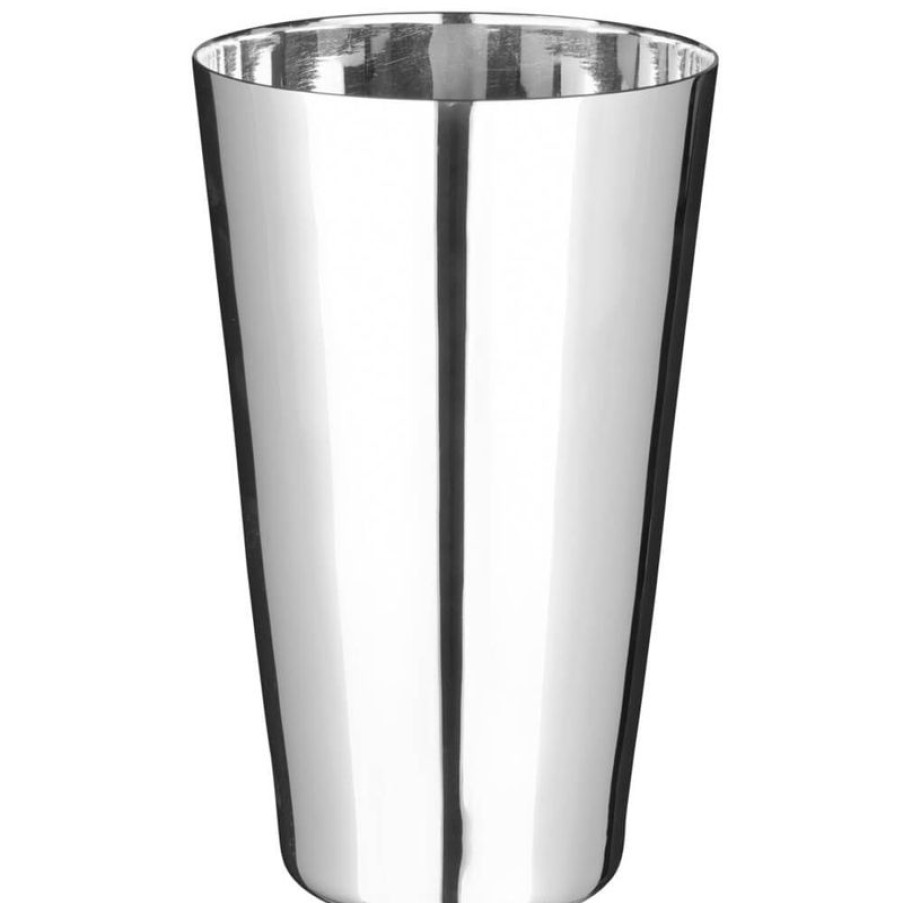 Barzubehor Barstuff 2&Tlg. Cocktailshaker | Cocktail Shaker, Zweiteilig, Messing, Silber U00Fcberzogen - 500Ml