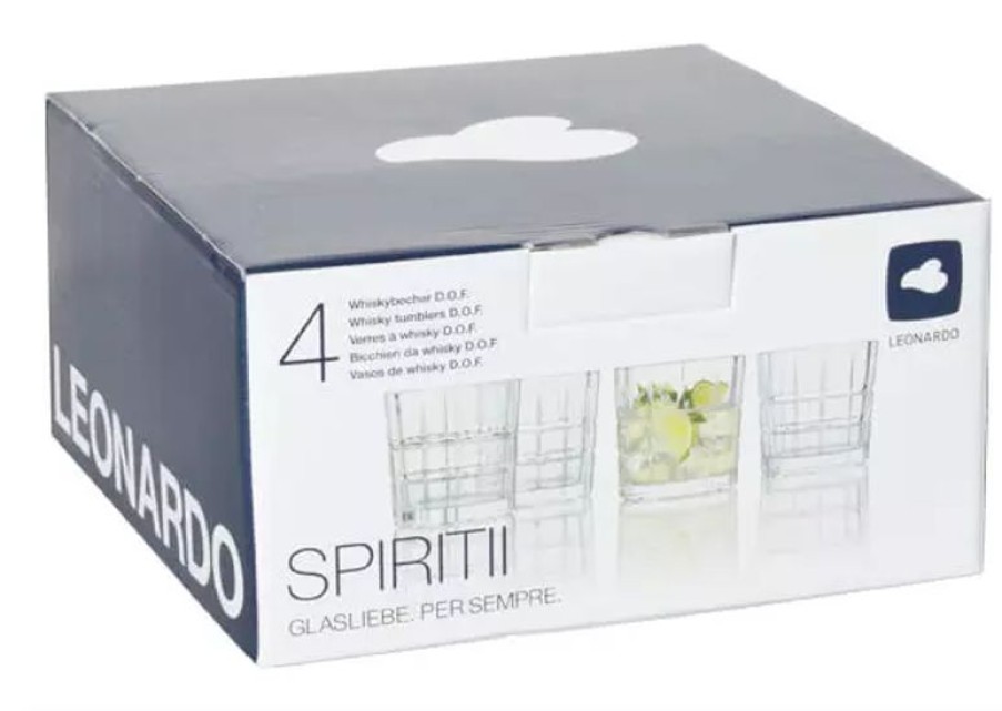 Glaser Barstuff Leonardo | D.O.F. Glas Spiritii, Leonardo - 360Ml (4 Stk.)