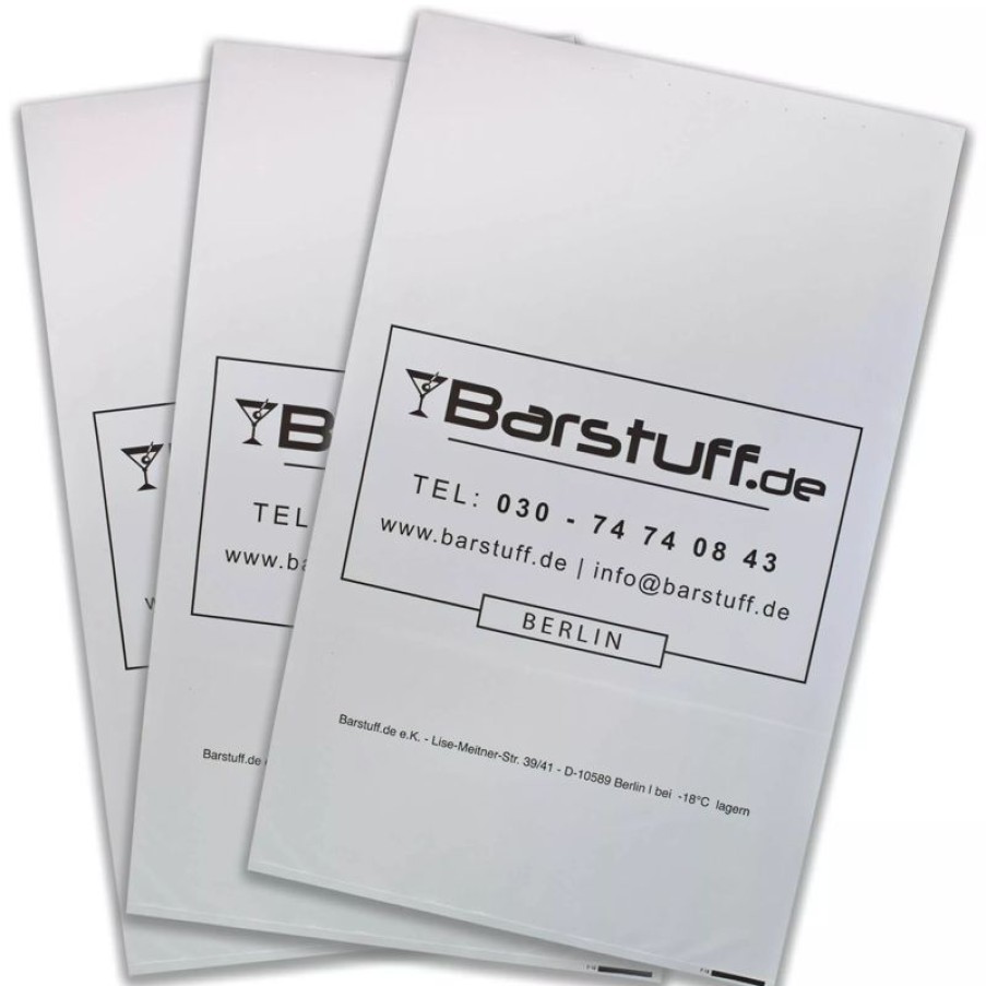 Verbrauchsartikel Barstuff Einschlagpapier& Tuten & Taschen | Flachbeuteleisbeutel - 50X78,5Cm (300 Stk.)