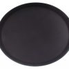 Servicepersonal Barstuff Tabletts | Serviertablett, Glasfaserkunststoff, Schwarz, 36Cm