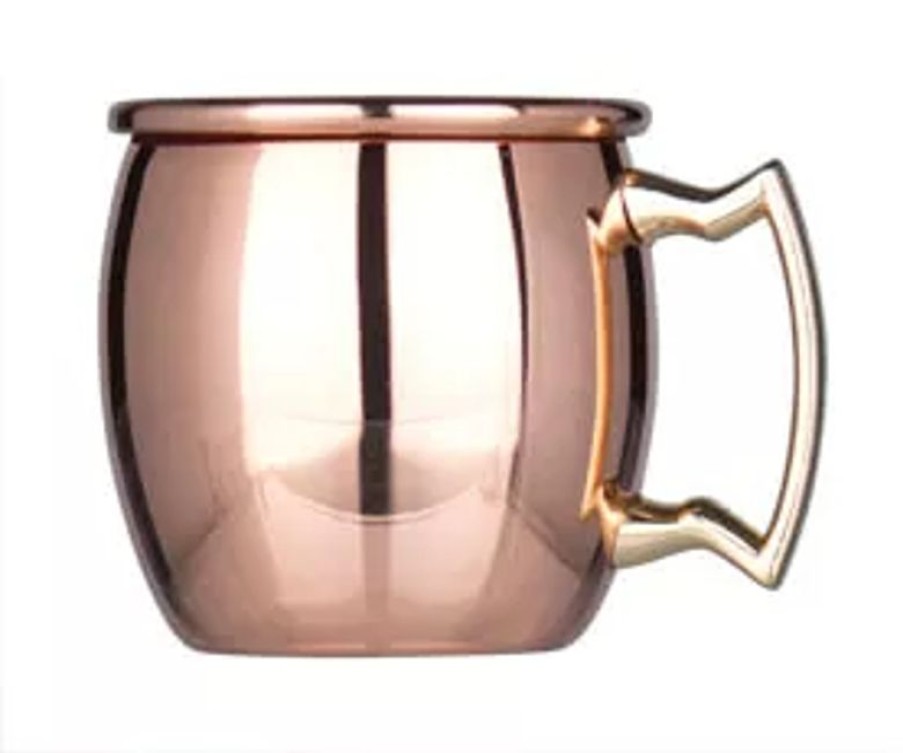 Glaser Barstuff Kupferbecher & Metallbecher | Shotglas Mini Moscow Mule Becher, Edelstahl Kupferfarben - Ca. 60Ml